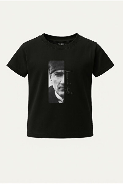 nirvoda Tricou pentru copii Gazi Mustafa Kemal Atatürk, imprimat cu semnătură