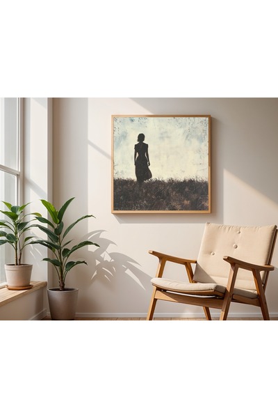 Tuba Decor Square Painting with Wooden Frame