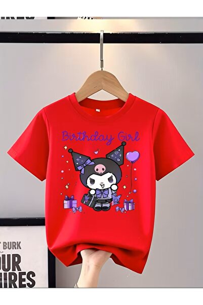 oneagılyazı Kuromi Girls' T-Shirt - Cute Cartoon Print, Soft and Comfortable ...