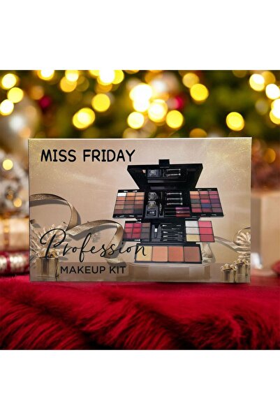 MISS FRIDAY Professional Makeup Kit – Complete Eyeshadow, Lip & Face Set
