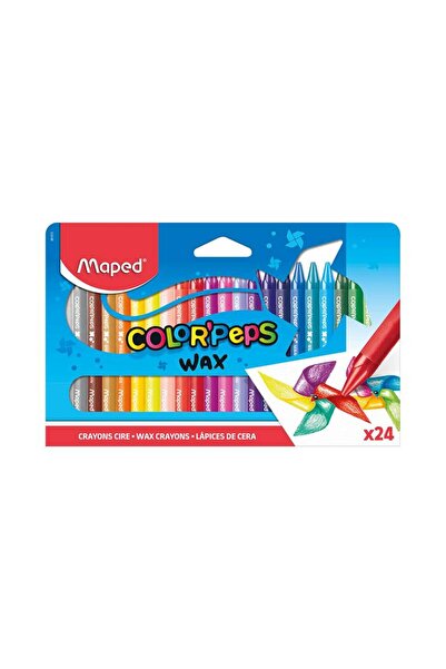 Generic Mabed Wax Crayons Color Pips 24 Colors