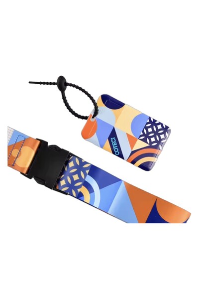 COTECi OT-006 Buckle Luggage Strap + Tag Set