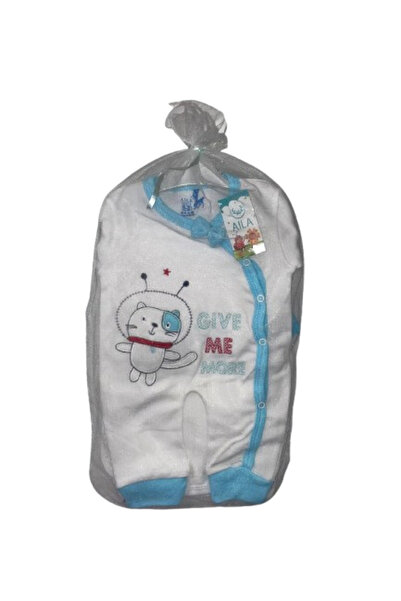 GENERAL طقم مواليد بناتي مكون من 4 قطع - يأتي بعدة أشكال 0-3 شهر