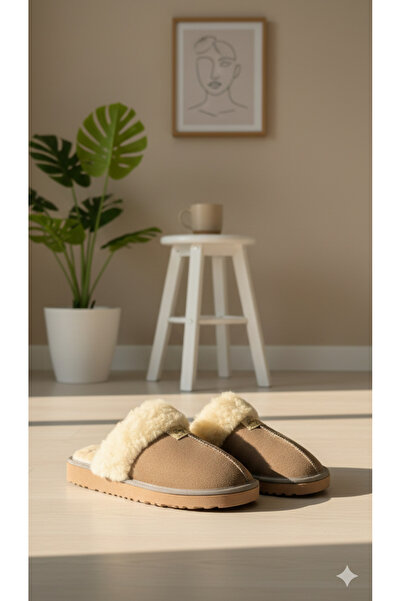 DARUGA نعال منزلية نسائية من القطيفة ذات نعل مانع للانزلاق