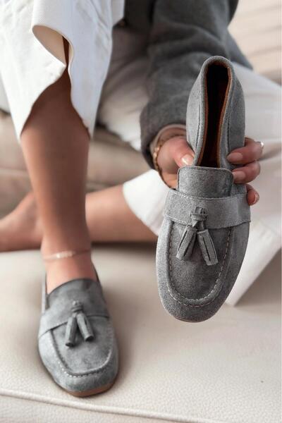 I Love Shoes Olena Women's Loafer Gray Suede
