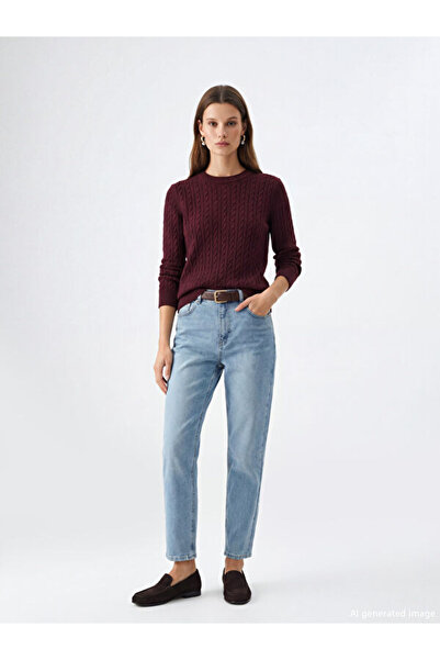 LC Waikiki Mom Fit Women's Jean Pants from Uzg Store for Style Enthusiasts