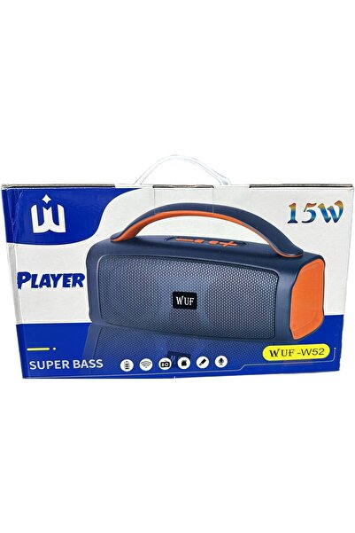WUF -W52 Portable Bluetooth Speaker, Super Bass, 15W