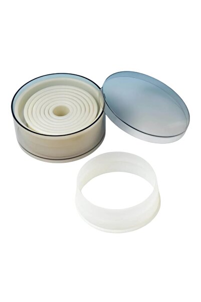 Bezos Volovan Set Plastic Round Flat 9 Pieces