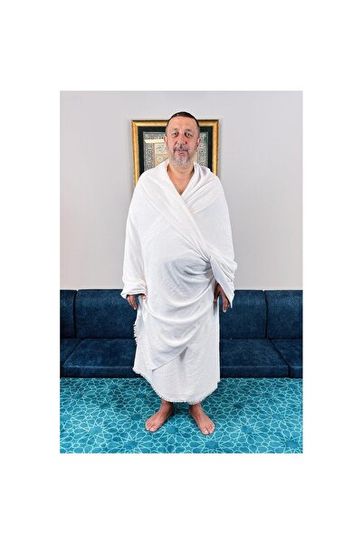 AyrStore Lüks Bambu Hac Umre İçin Erkek İhram, Yumuşak, Dikişsiz, 1250gr. Kem...