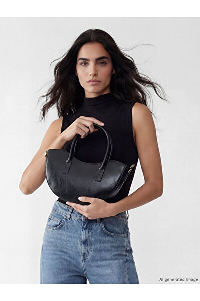 LC Waikiki Γυναικεία τσάντα Moon με δερμάτινη όψη από την Shining Store - Spa...