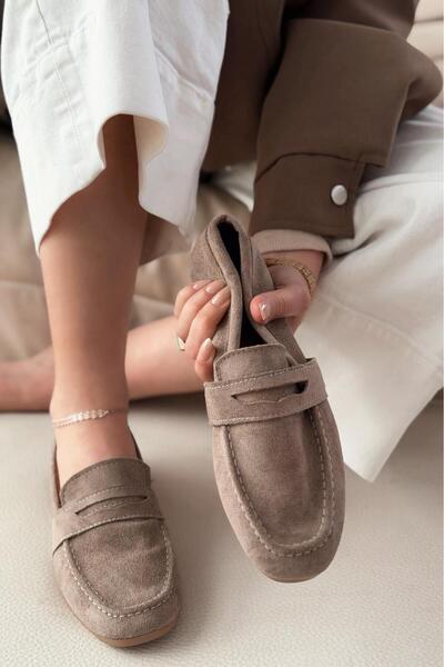 I Love Shoes Orvino Mink Suede Daily Women's Ballerinas