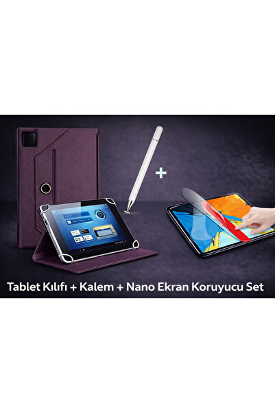Nomker Casper Pad H10 12.6" Uyumlu Tablet Kılıfı Ekran Koruyucu Kalem