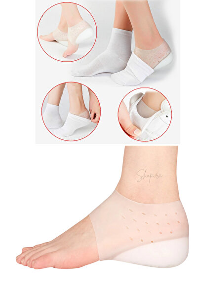 Shopura Boy Uzatıcı Tabanlık - Boy Uzatma Silikon Çorap