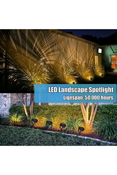 YD Zellux Outdoor Landscape LED Lighting 12W Waterproof IP65 Garden Lights COB Led Spotlights with Spik