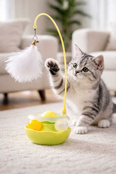 glamura 3-in-1 Interactive Tumbler Cat Toy