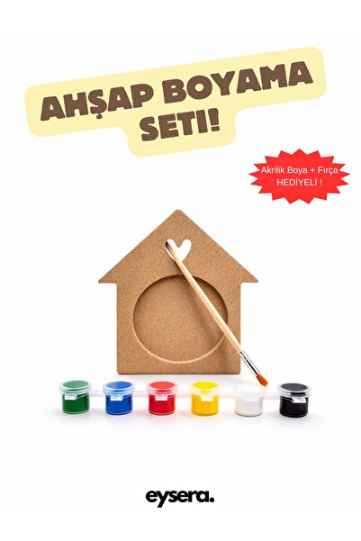 eysera Wooden Painting Set – Children's Activity & Hobby Toy, Montessori Educ...