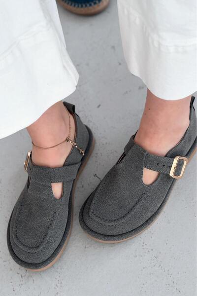 I Love Shoes Melira Women's Loafer Anthracite Suede