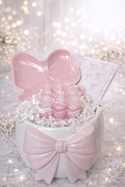 NODITTUDE 🎀Coș cadou “Delicatețe Roz”