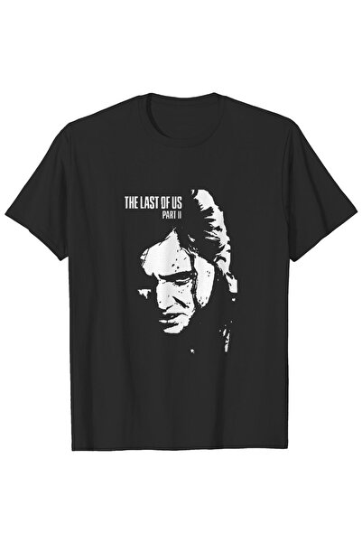 Vordevia Tricou unisex oversize negru cu imprimeu The Last of Us, tricou de z...