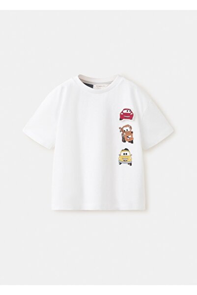 MANGO Baby Cars pamuklu tişört