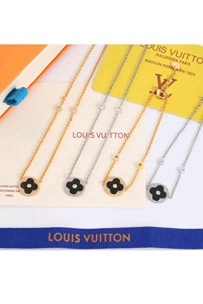 FUFOLUS Black Royal Rose Necklace