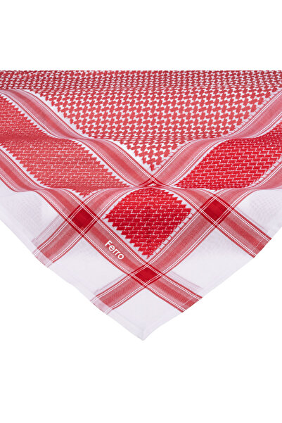 FERRO The Vero Red Shemagh with its modern and dazzling design - a high-quali...