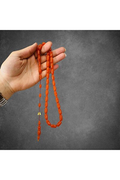 alomran orientals سبحة سندلوس بلون برتقالي عسلي