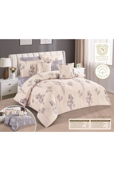 Marka Summer bedspread set, double size, plain, 6 pieces