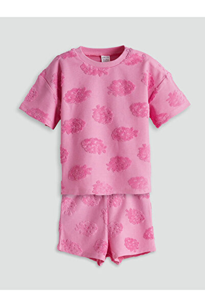 LC Waikiki Timeless Clothing & Timeless Choices Embossed Printed Baby Girl Bl...