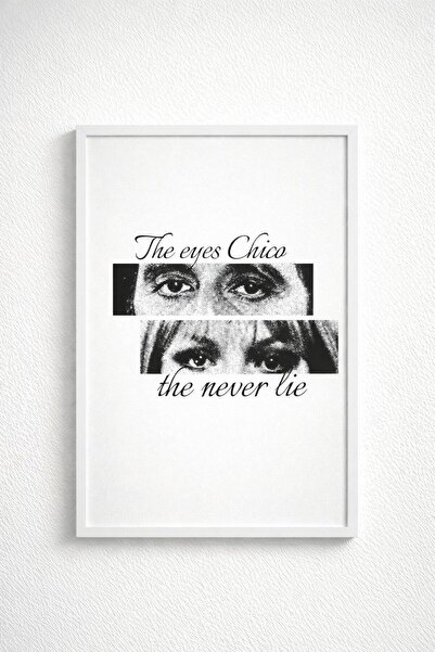 BuzzDesigns Tony Montana & Elvira Hancock TABLO (Çerçeveli)