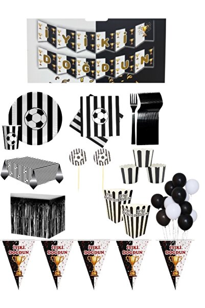 CAVAŞ sun hat Puna+puna suknja za sto sa 16 sedišta za BLACK AND WHITE fanove