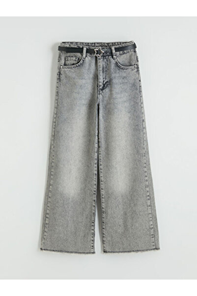 LC Waikiki بنطلون جينز للفتيات من فريزن ستور، طراز I Wide Leg Fit
