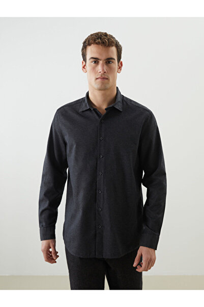 LC Waikiki Ανδρικό πουκάμισο με μακριά μανίκια NEVAVM Slim Fit