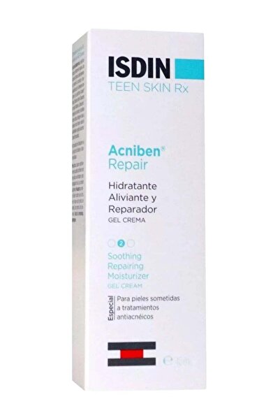 ISDIN Teen Skin Rx Acniben Repair Gel Cream, Soothing Repairing Moisturizer 40ml