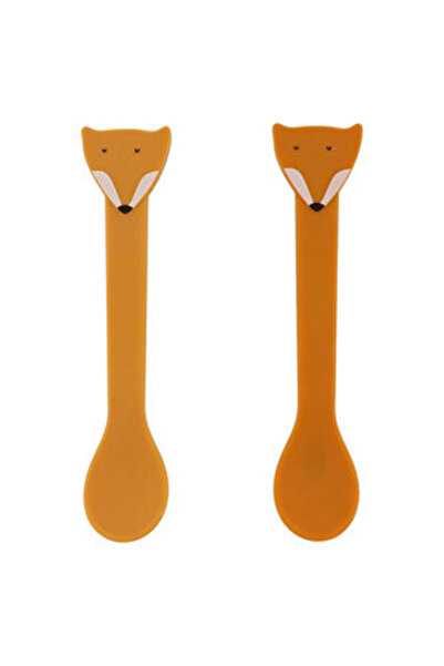 Trixie -مستر فوكس - طقم ملاعق سيليكون مكون من قطعتين (4 قطع)