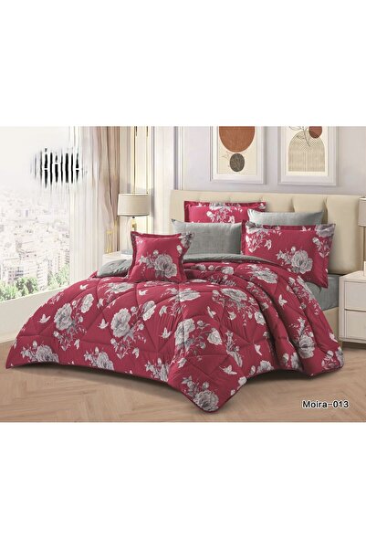 HOURS طقم مفرش نفر ونفر ونص صيفي ملكي مايكروفايبر 5 قطع مقاس اللحاف 170*230سم