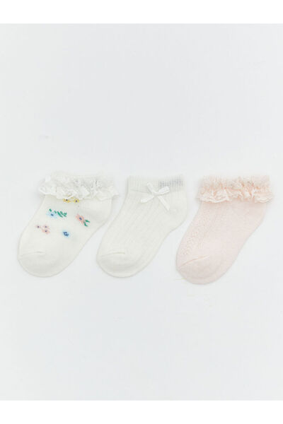 LC Waikiki Timeless Clothing & Timeless Choices Embroidered Baby Girl Booties...