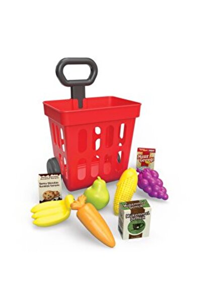MGS OYUNCAK Pull-Pull Shopping Cart (3 Pcs)