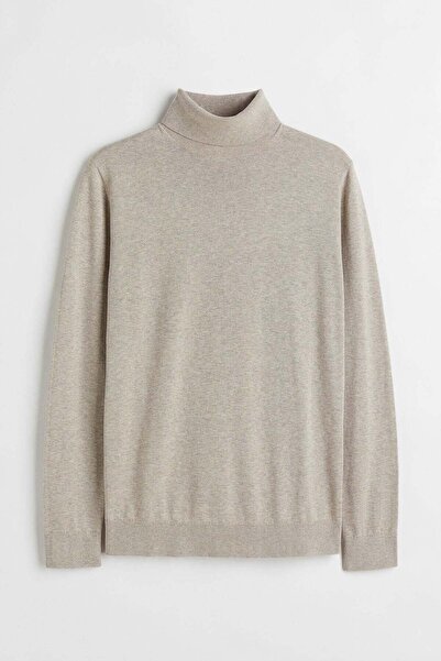 H&M Fine-knit polo-neck jumper