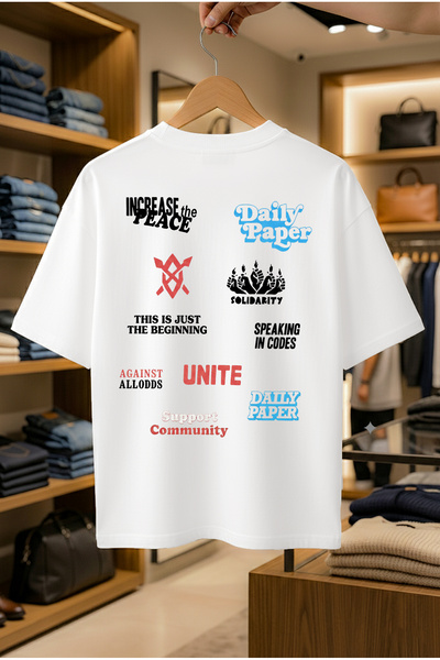 C&C OKULCUNUZ Summer Short Sleeve T-Shirt Anti-Sweat Cotton Printed T-Shirt S...