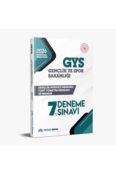 MemurSınav GENÇLİK VE SPOR BAKANLIĞI GYS GENÇLİK MERKEZİ MEMURU/YURT YÖNETİM ...