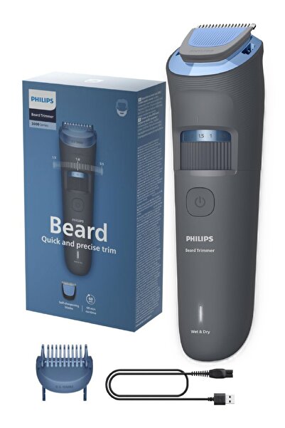 FAST Philips BT3617 Professional Beard Trimmer with 20 Length Settings, Washa...