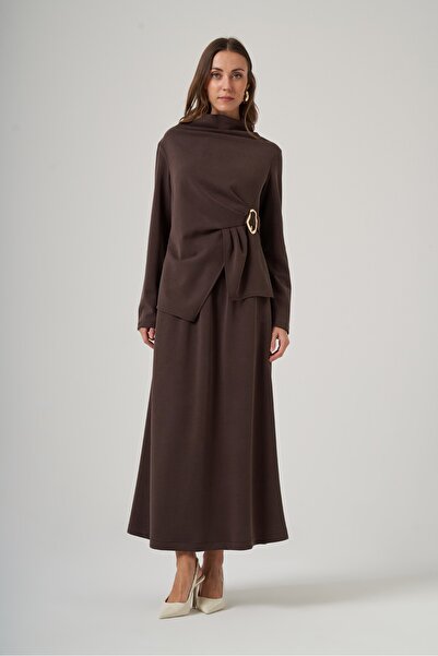 Nuss 1080 Waist Drawstring Detail Skirt Suit