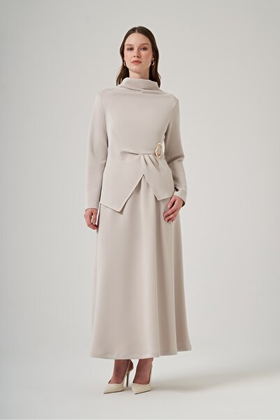 Nuss 1080 Waist Drawstring Detail Skirt Suit