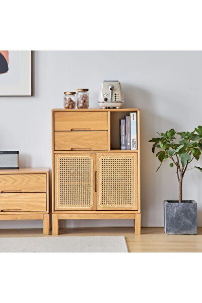 WoodenDecoration01 Wooden Calm Konsol-Çok Amaçlı Dolap