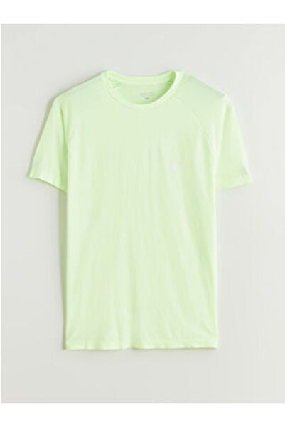 LC Waikiki Green Crew Neck Men's Sports T-Shirt