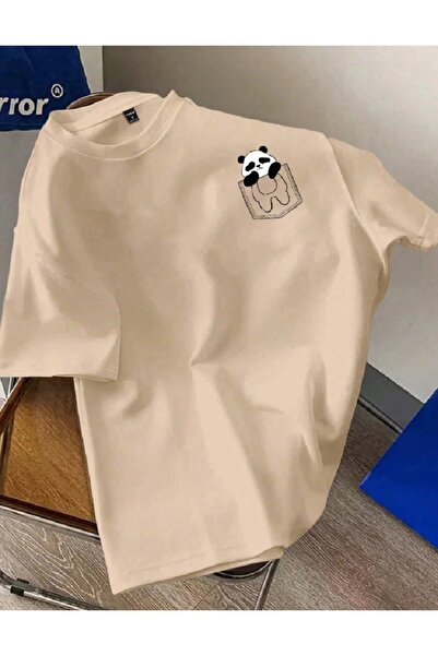 PENTHİLUS Unisex Oversize T-Shirt - Digital Printed Cotton Oversize T-Shirt