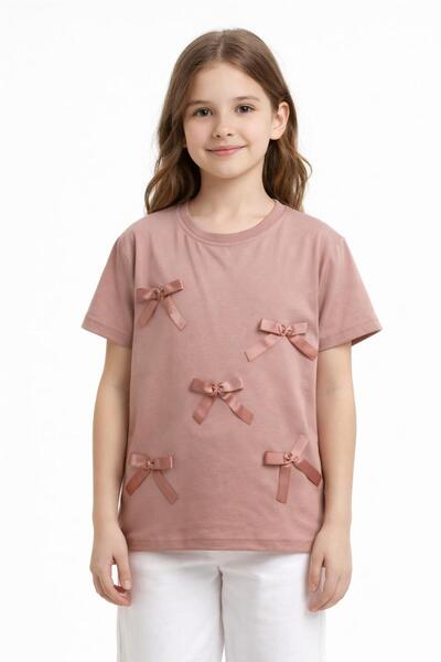 Yale Kids تي شيرت للفتيات من عمر 8-12 سنة