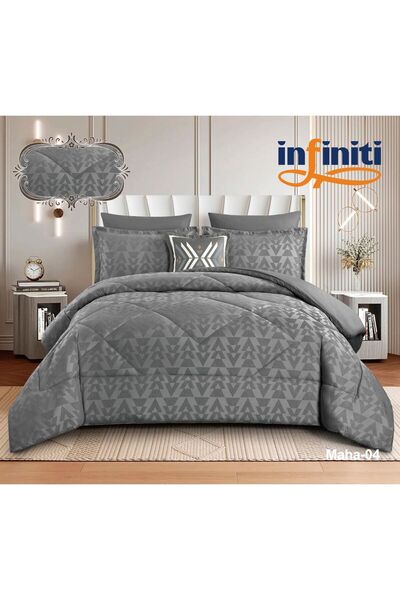 infiniti Al Maha Summer Bedspread Set with a New Geometric Design, Double Siz...