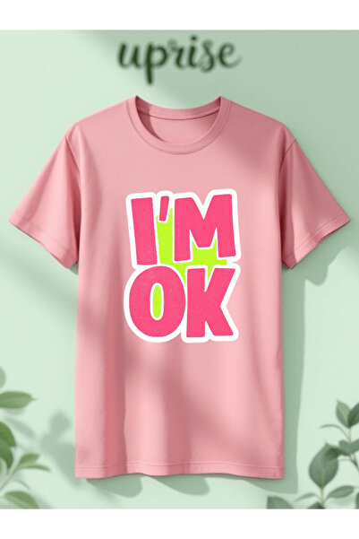 Vordevia I’M Okay Printed Cotton Oversize T-Shirt